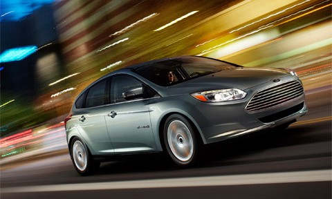Le Ford Focus électrique 2012, gagnant du titre de Meilleure nouvelle voiture urbaine.