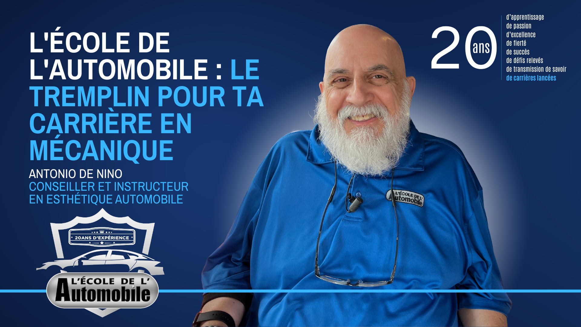 Antonio De Nino dévoile les atouts majeurs des formations offertes par L’École de L’Automobile