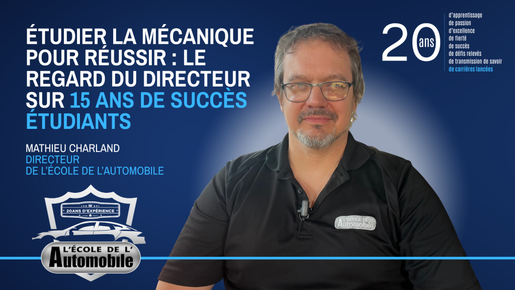 Mathieu Charland Une vision engagée pour la formation en mécanique