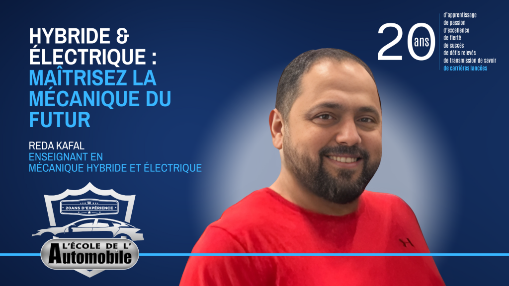 Reda Kafal enseignant en école de mécanique.