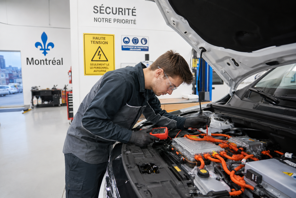 Pourquoi les techniciens VÉ sont si recherchés à Montréal