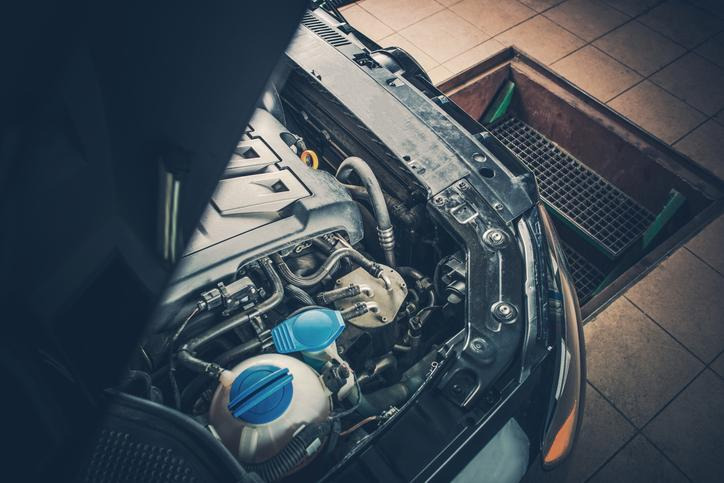 diagnostic électronique sur un véhicule récent